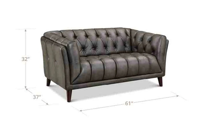 Targa Leather Sofa Collection Loveseat
