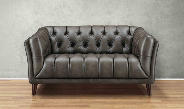  Targa Leather Sofa Collection Loveseat-JenniferFurniture