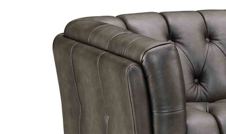 Targa Leather Sofa Collection Chair-JennierFurniture