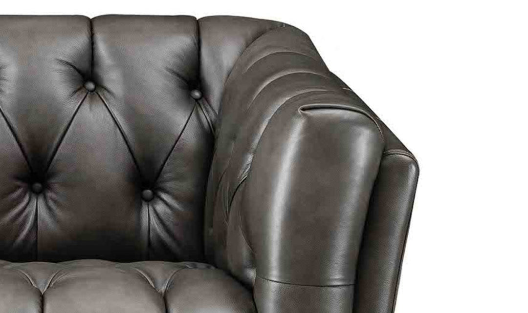 Targa Leather Sofa Collection Chair-JennierFurniture