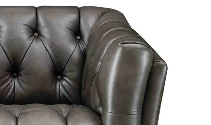 Targa Leather Sofa Collection Chair-JennierFurniture