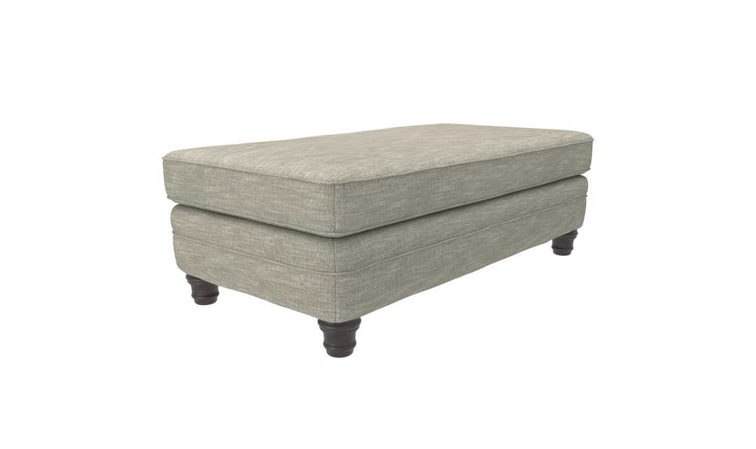 Bernhardt Tarleton Fabric Rectangular Ottoman