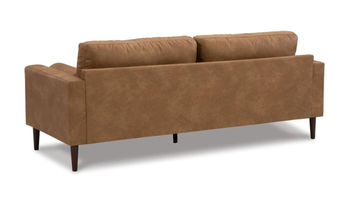 Modern Heritage Telora 2-Seater Caramel Leather Sofa with Track Arms