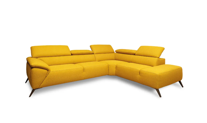 Nicoletti Italia Tesla Sectional Sofa with Customizable Chaise Lounge