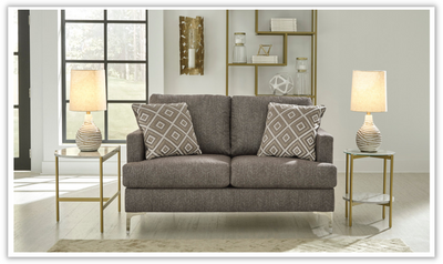 Arcola Living Room Set In Charcoal