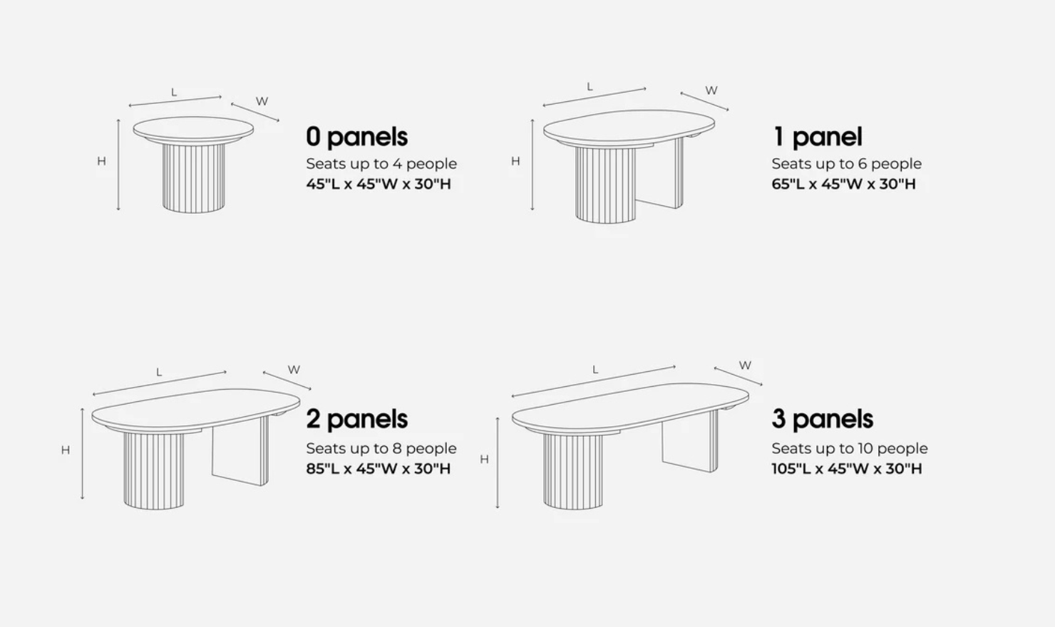 Transformer Table Gathering Extendable Round Dining Table Set (Table + 2 Bench)