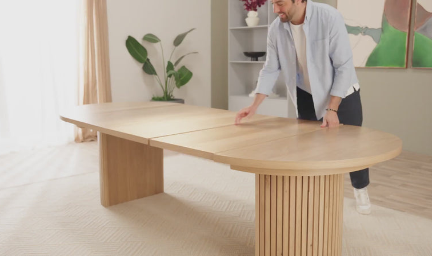The Gathering Extendable Dining Table Set (Table + 2 Bench)-jennifer furniture