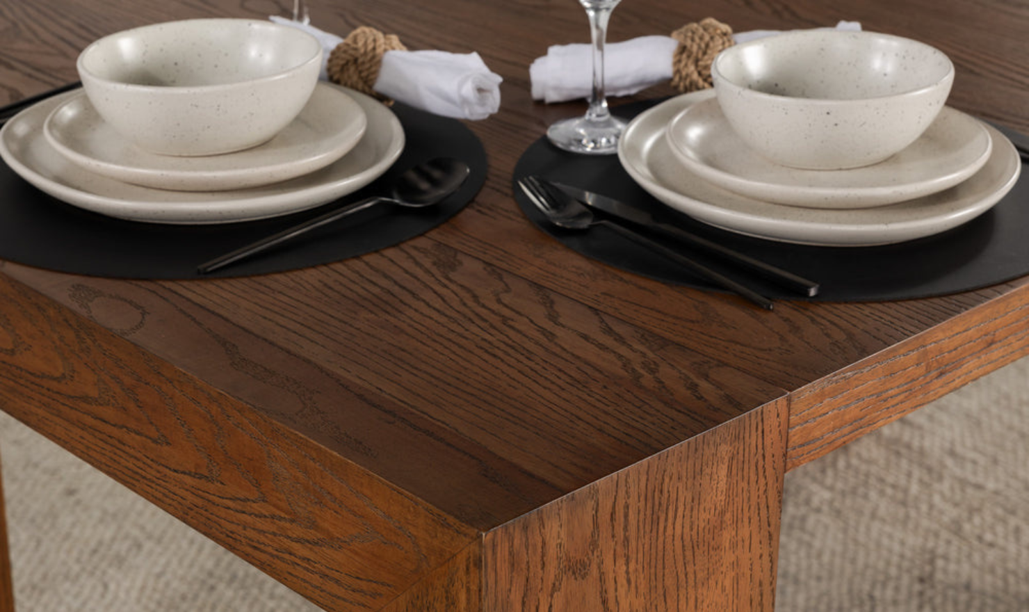 Transformer Table Gathering Extendable Rectangular Dining Table Set (Table + 2 Bench)