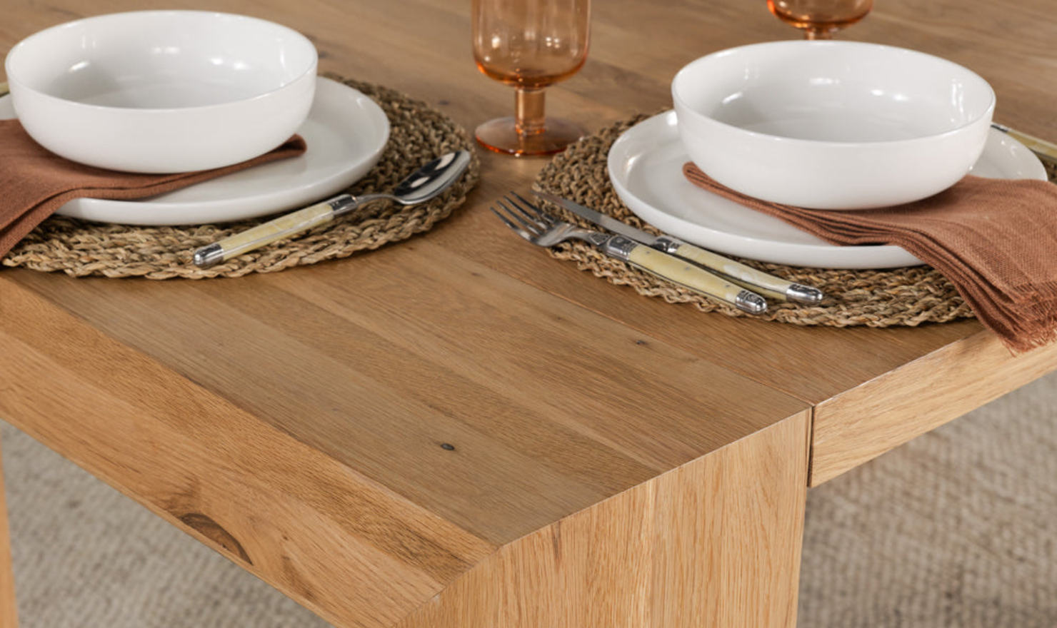 Transformer Table Gathering Extendable Rectangular Dining Table Set (Table + 2 Bench)