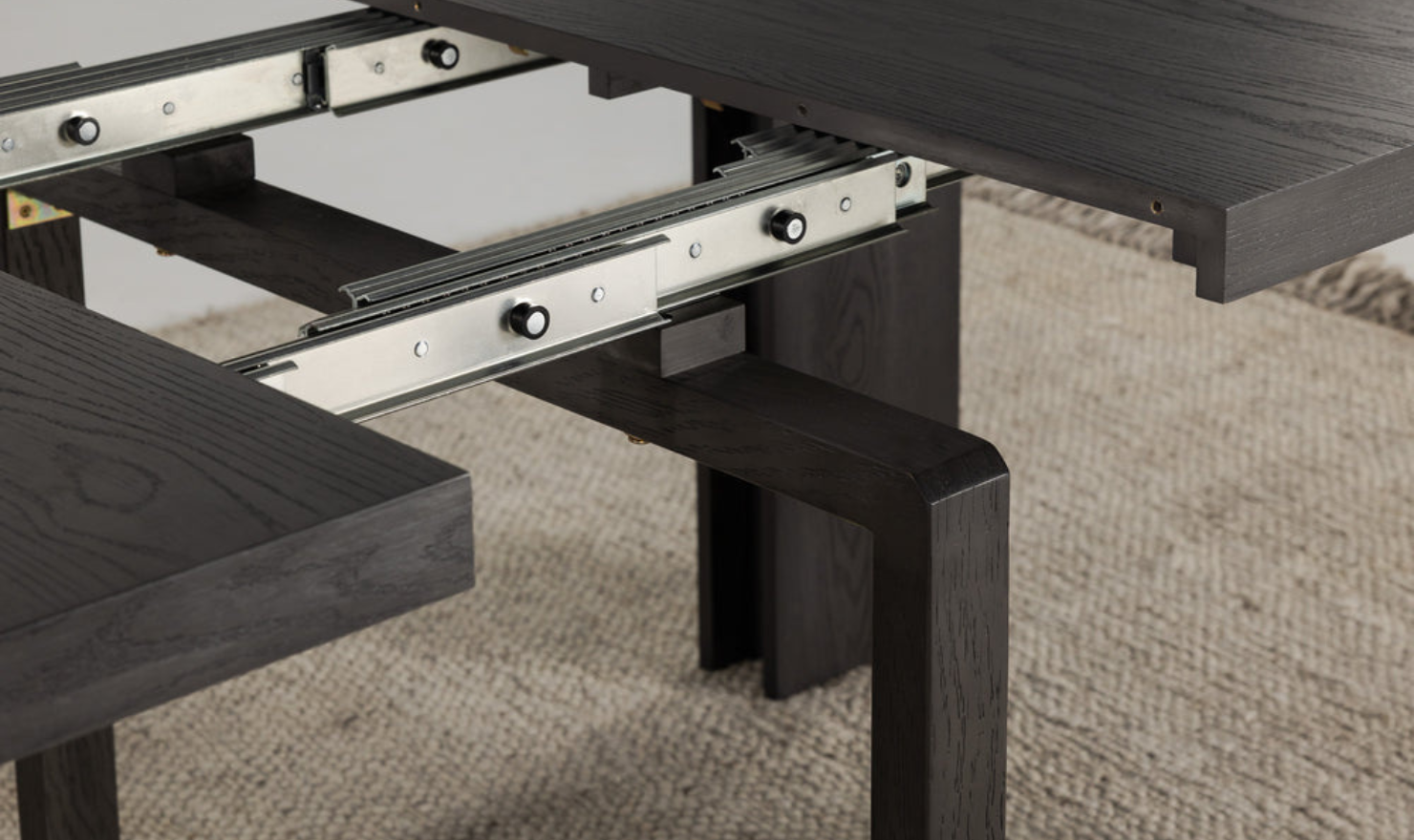 Transformer Table Gathering Extendable Rectangular Dining Table Set (Table + 2 Bench)