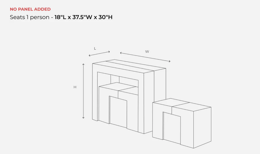 The Gathering Extendable Dining Table Set (Table + 2 Bench)