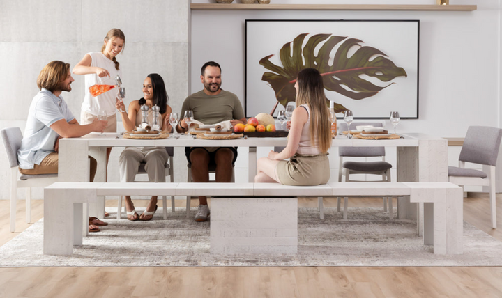 The Host Transformer Extendable Dining Set In Solid wood-jennifer furniture