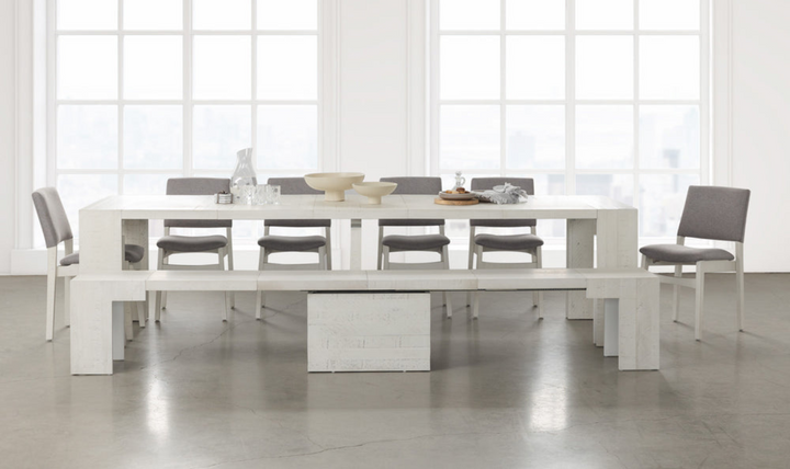 The Host Transformer Extendable Dining Set In Solid wood-jennifer furniture