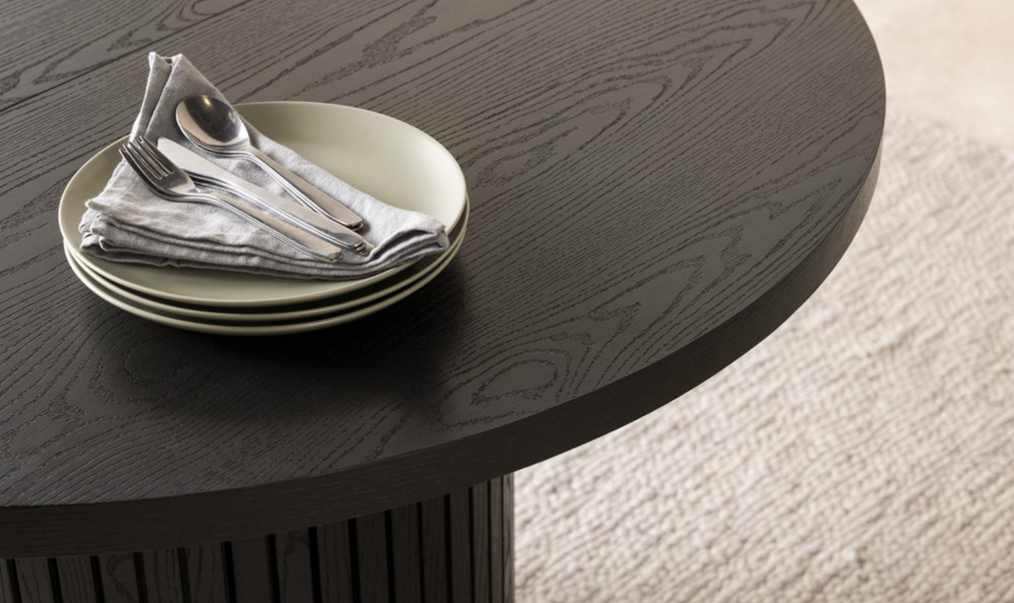 Transformer Table Host Extendable Round Dining Set (Table + 4 Chairs + Bench)