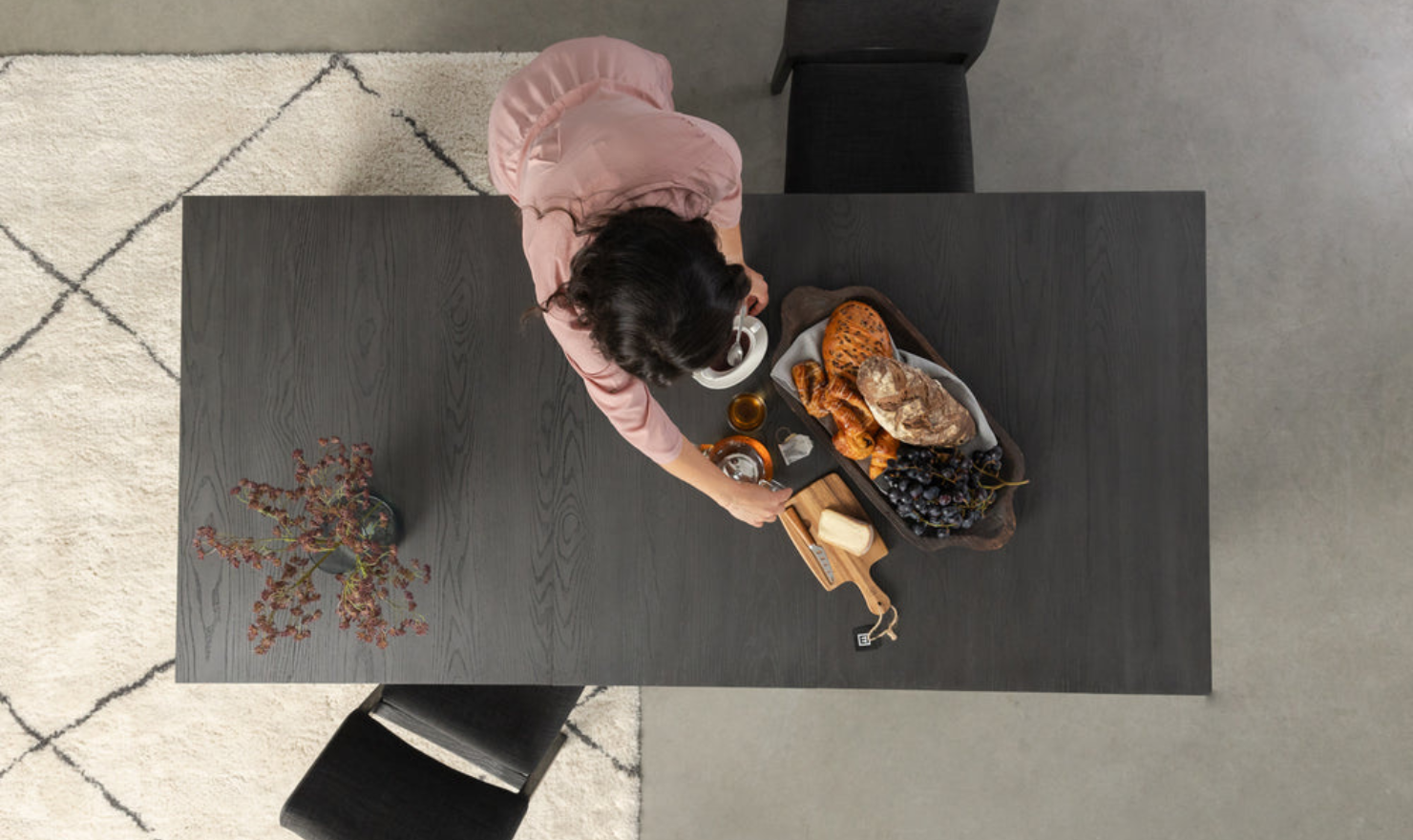 Transformer Table Host Extendable Transformer Rectangular Dining Set In Solid wood