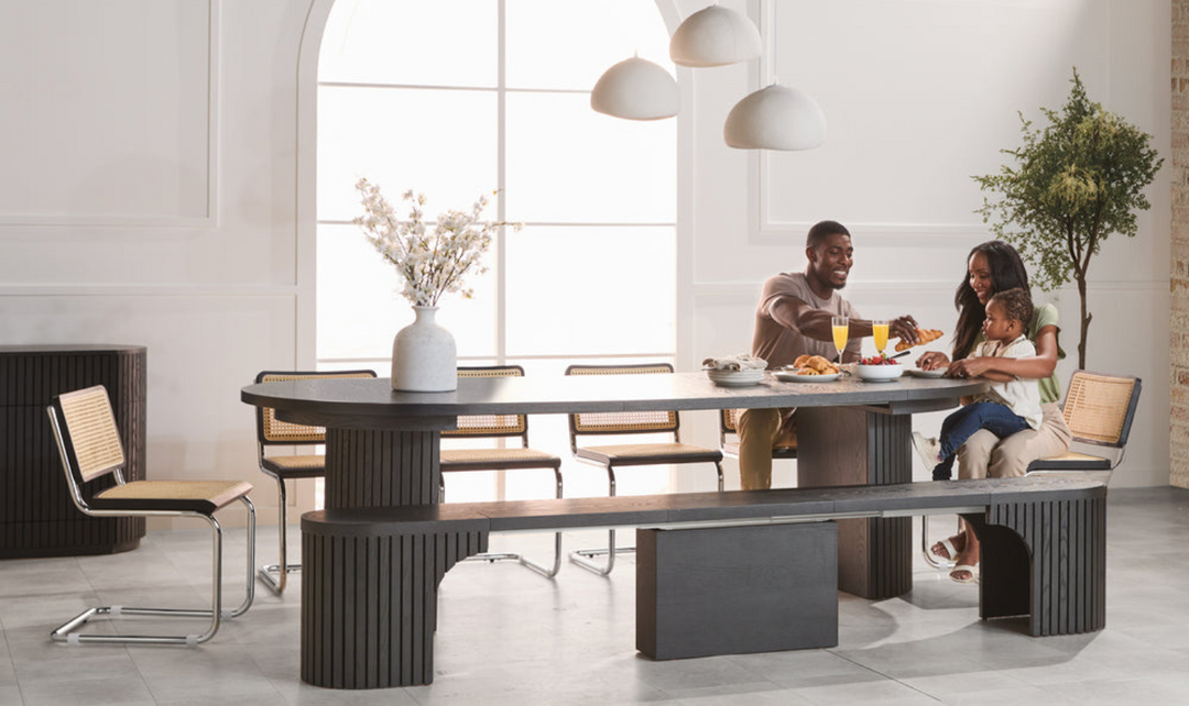 The Practical Extendable Transformer Dining Table Set (Table + Bench)