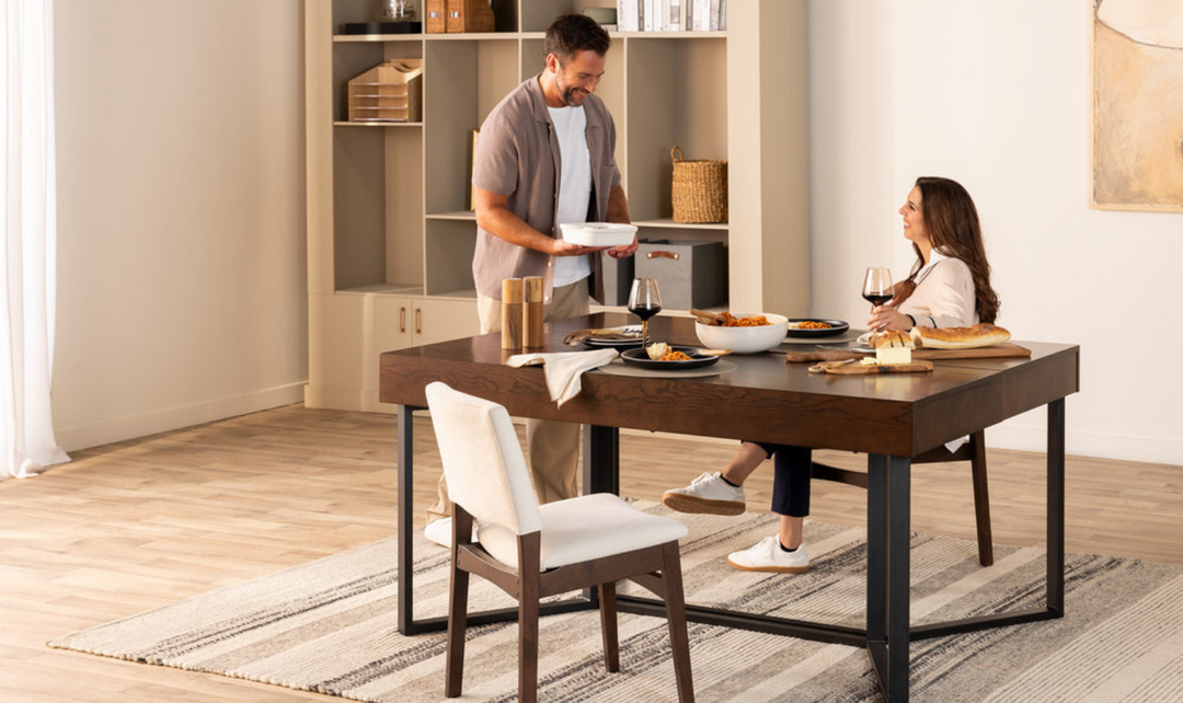 The Savouring Transformer Table to Desk with Adjustable height mechanism