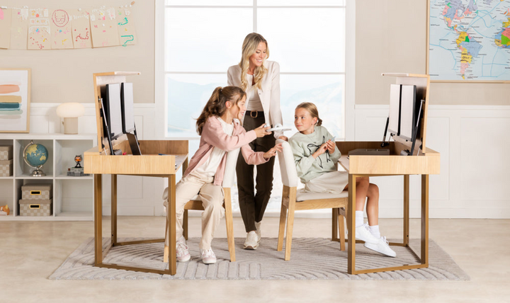 The Savouring Transformer Table to Desk with Adjustable height mechanism-jennifer furniture
