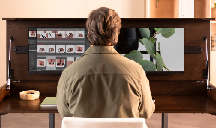 The Savouring Transformer Table to Desk with Adjustable height mechanism-jennifer furniture