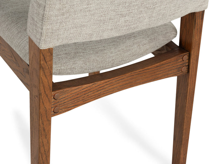 Transformer Table Wooden Dining Chair with Ergonomic lumbar support