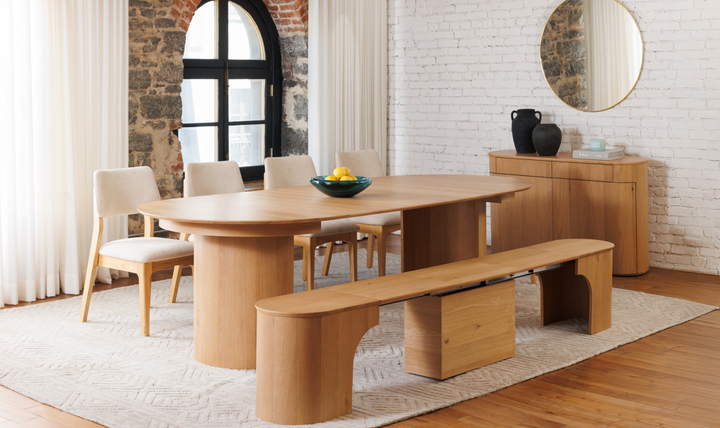 Transformer Eclipse Extendable Wooden Table - Jennifer Furniture