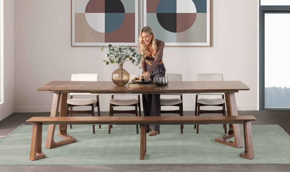Transformer Nova Extendable Dining Bench-Jennifer Furniture