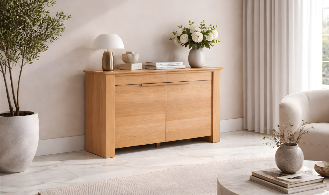 Transformer Nova Wooden Sideboard in Scandinavian Oak Finish