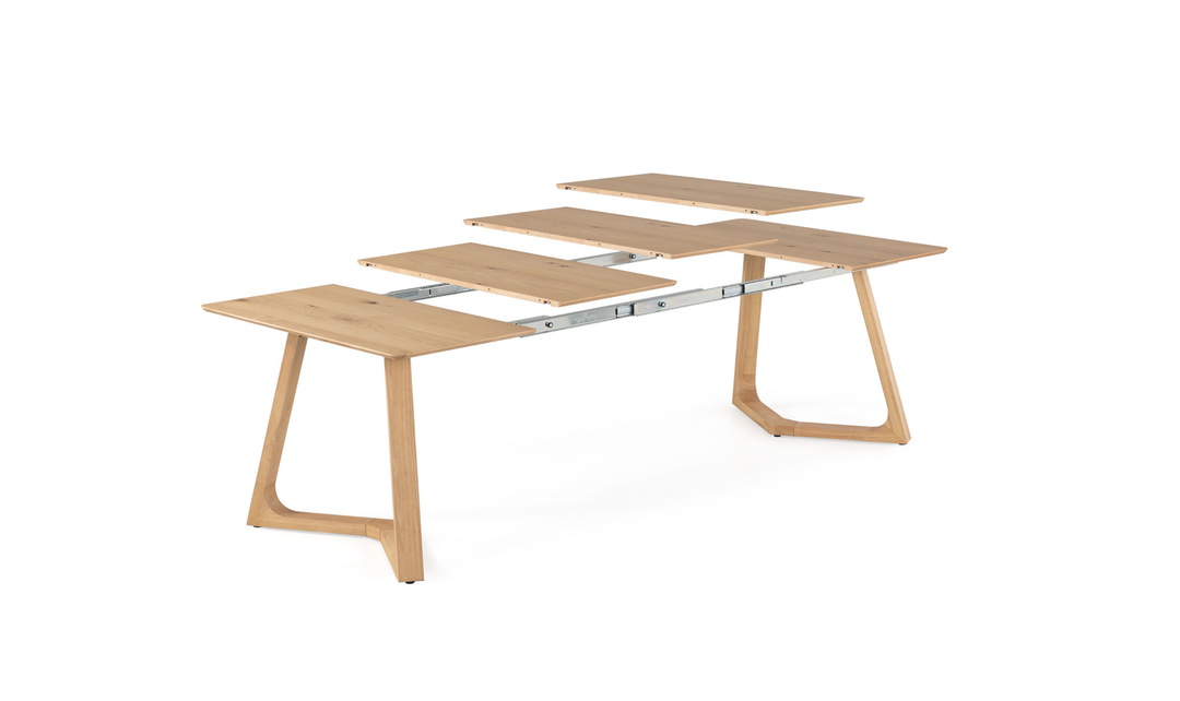 Transformer Nova Extendable Dining Table in Scandinavian Oak finish