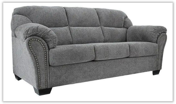 Modern Heritage Allmaxx Fabric Recliner Living Room Set in Gray