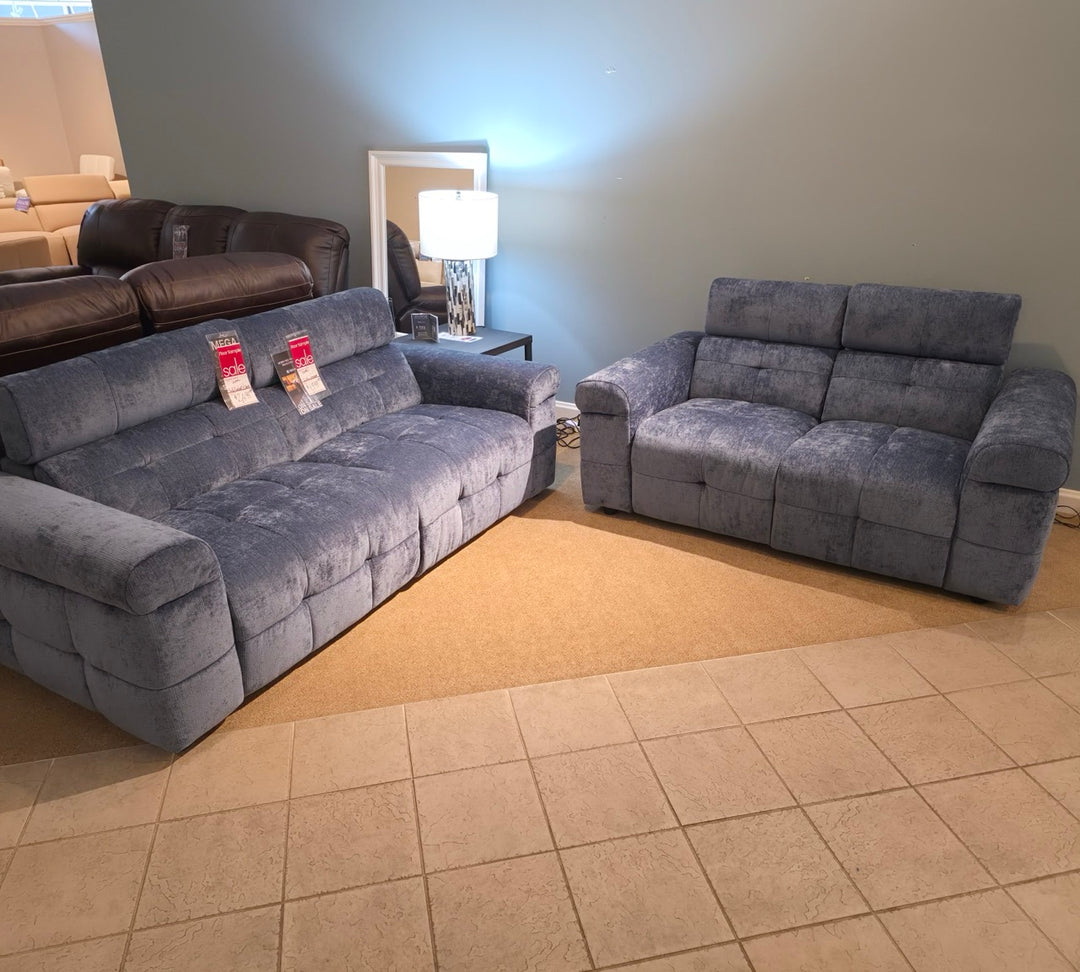 Klaussner Soffia Power Reclining Sofa, Loveseat, & Recliner