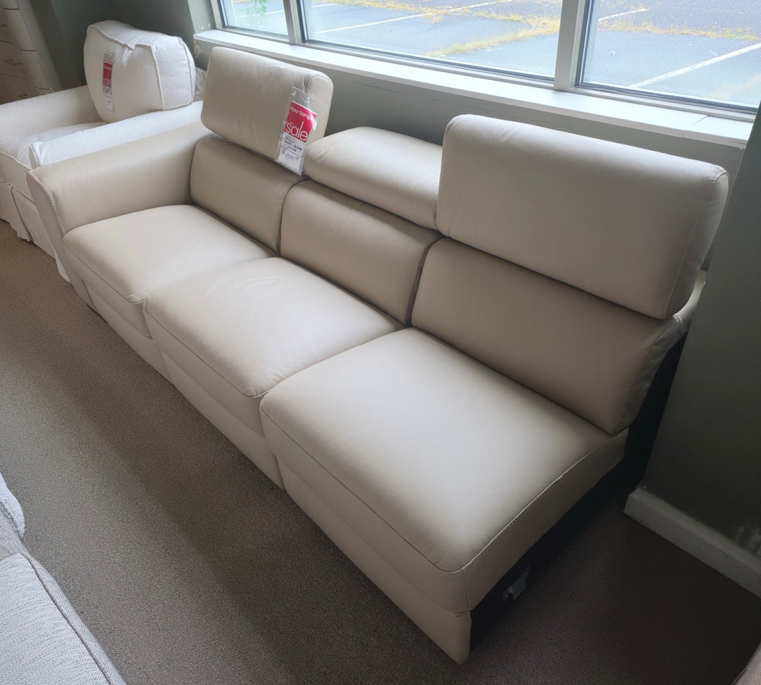 Natuzzi 3pc Power Reclining Sofa - Incomplete