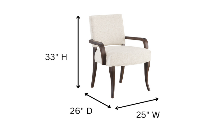 Universal Arcata Arm Chair in Beige-jennifer furniture