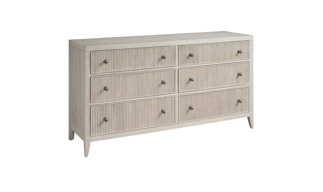Universal Avaline Carmen 6 Drawer Dresser With Metal Knobs – Jennifer Furniture