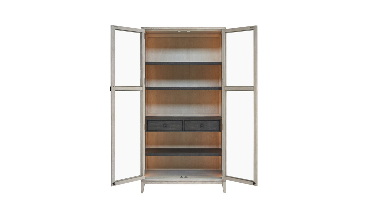 Universal Canseco Display Cabinet in Rolling Fog-jennifer furniture