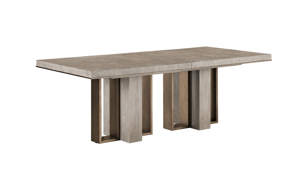 Universal Del Monte Dining Table Complete With Weathered Oak Finish-Jennifer Furniture