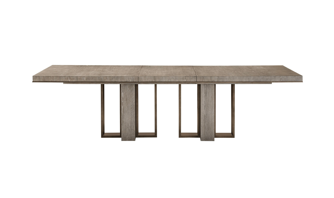 Universal Del Monte Dining Table Complete With Weathered Oak Finish-Jennifer Furniture