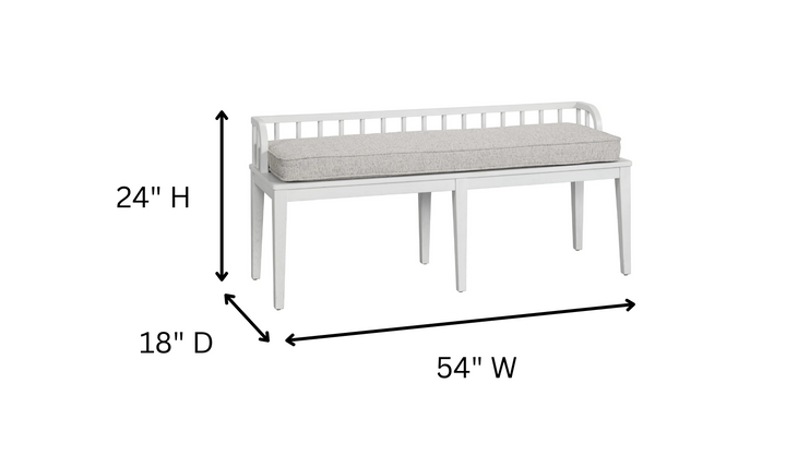 Universal Finn Dining Bench-jennifer furniture