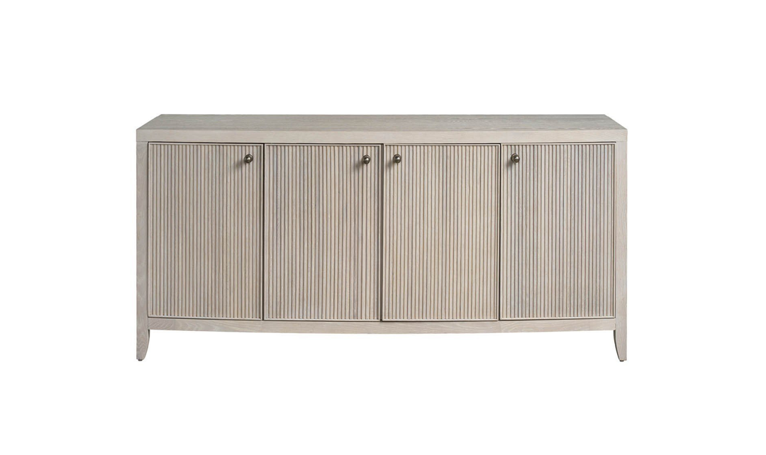 Universal Furniture Avaline Carmen Credenza With White Oak Finish-jennifer furniture