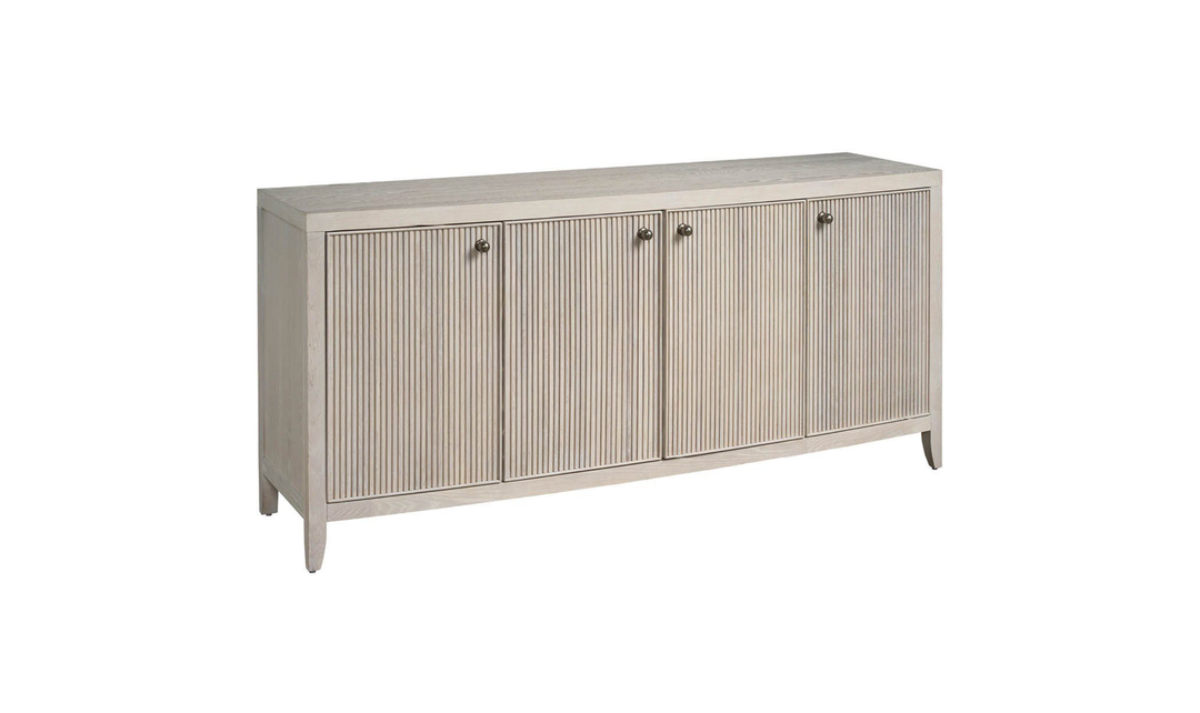 Universal Furniture Avaline Carmen Credenza With White Oak Finish-jennifer furniture