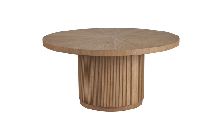 Universal Furniture Avaline Carmen Round Dining Table With Intricate Grain Patterns-jennifer furniture