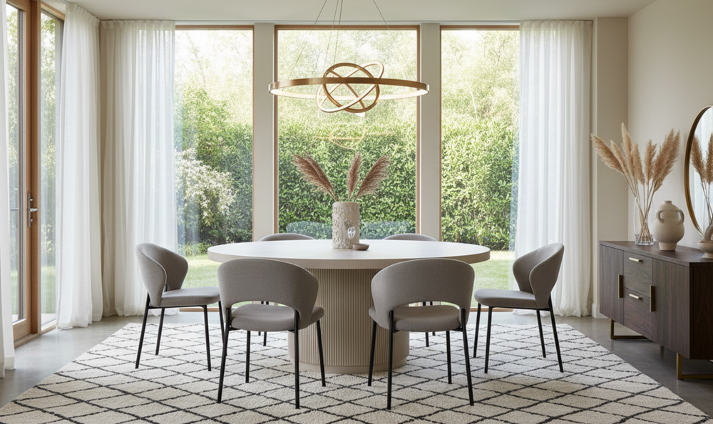 Universal Furniture Avaline Carmen Round Dining Table-jennifer furniture