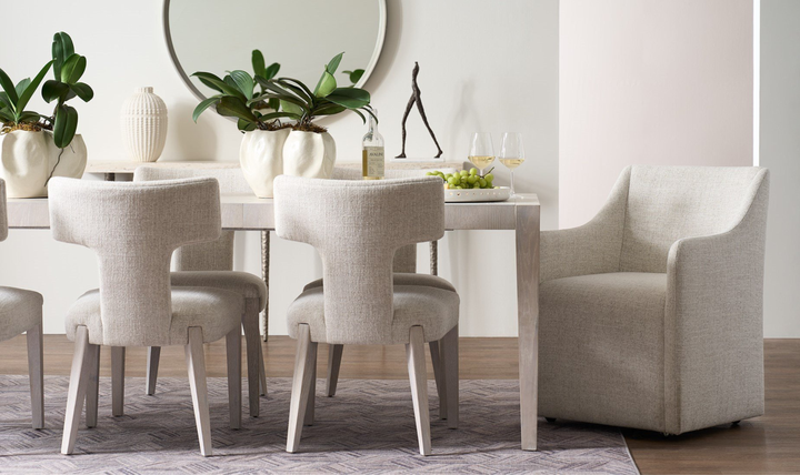 Universal Furniture Avaline Dining Table With White Oak Finish-ennifer furniture