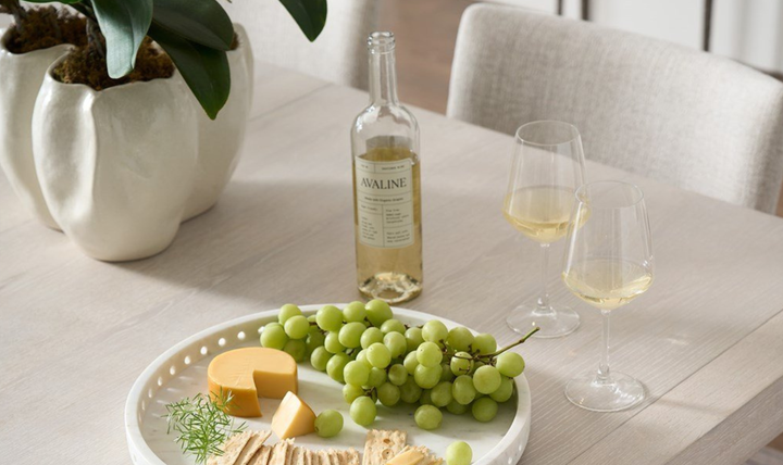 Universal Furniture Avaline Dining Table With White Oak Finish-ennifer furniture