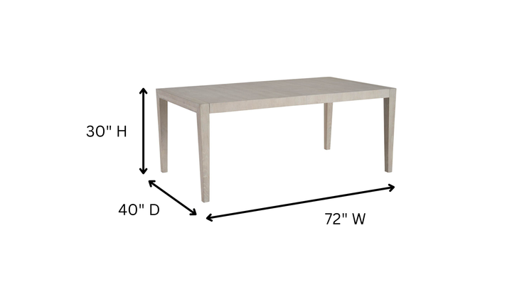 Universal Furniture Avaline Dining Table With White Oak Finish