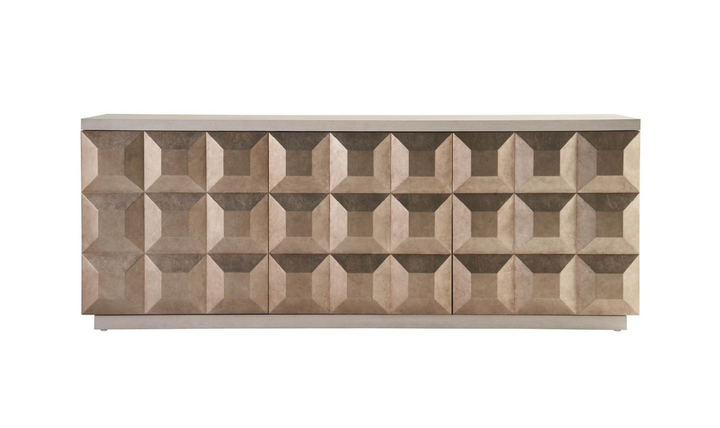 Universal Furniture Avaline Dolce Credenza With Striking Geometric Pattern