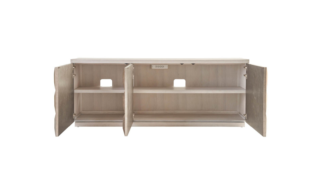 Universal Furniture Avaline Dolce Credenza With Striking Geometric Pattern