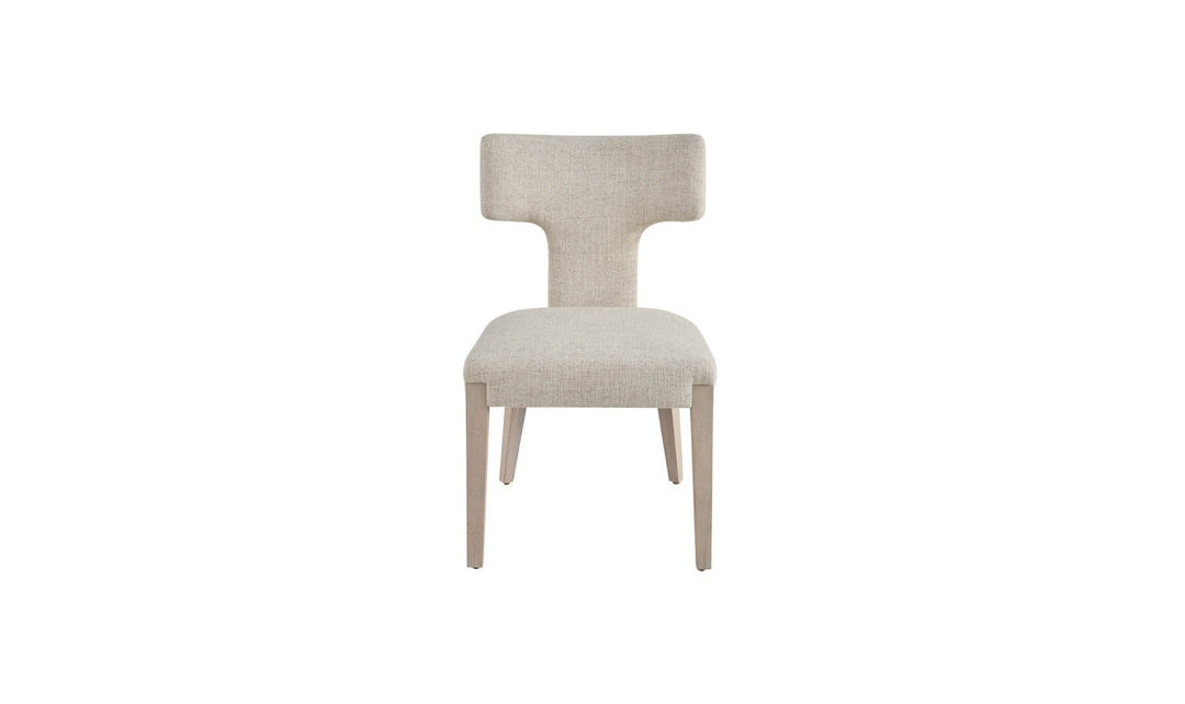 Universal Furniture Avaline Raen Side Chair With White Oak Finish