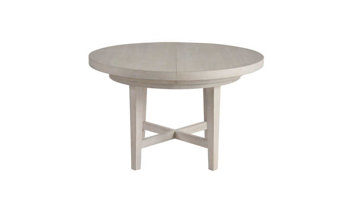 Universal Furniture Avaline Scavino White Wooden Round Dining Table-jennifer furniture