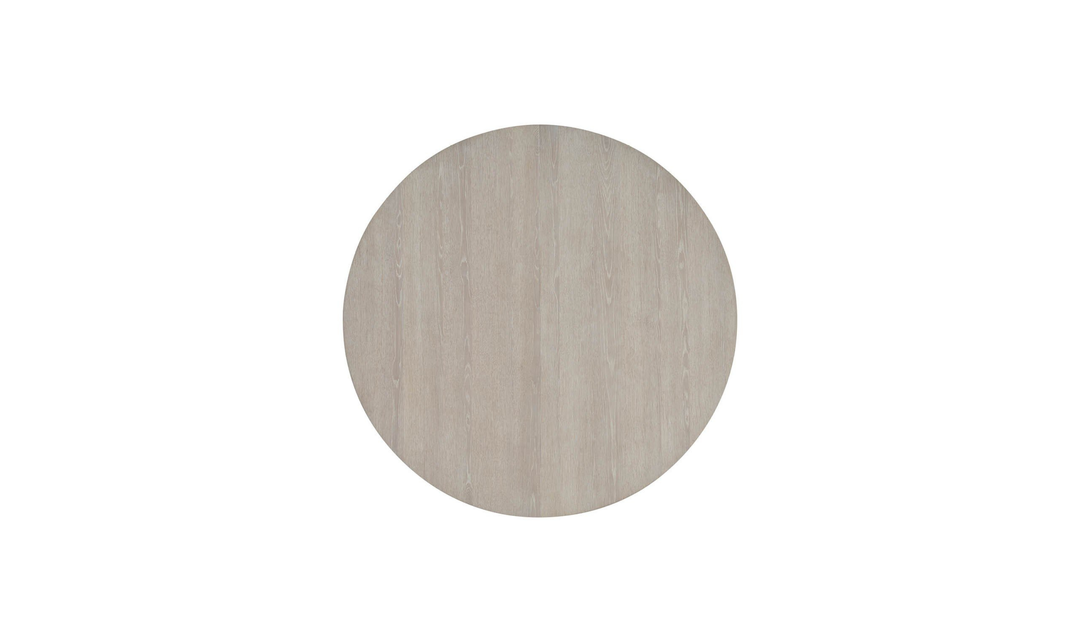 Universal Furniture Avaline Scavino White Wooden Round Dining Table