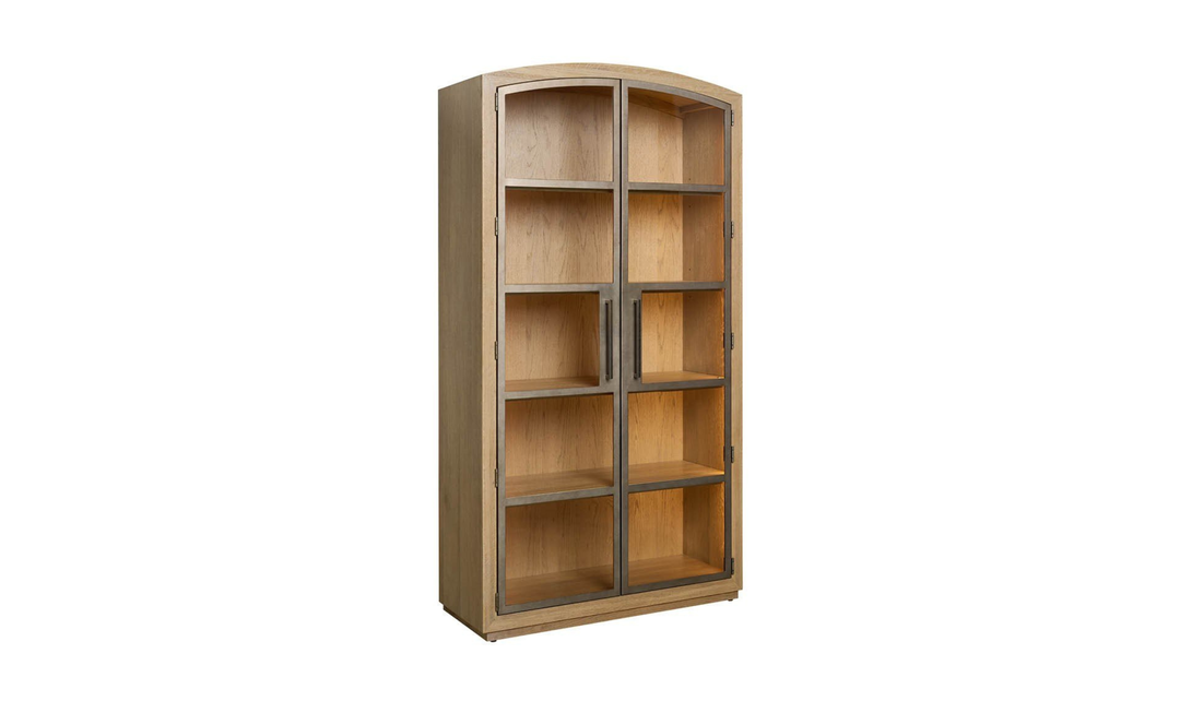 Universal Furniture Avaline Scribe Cabinet With Metal doors-jennifer furniture